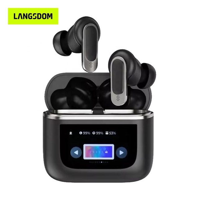 Wholesale Fashion V8 Pro in Ear Tws Earbud ANC Audifonos Bluetooth Earbud LED Touch Screen Waterproof Wireless Headphone Earbuds