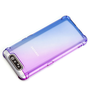 Custodia TPU Antiurto con Colore Sfumato per Samsung <span class=keywords><strong>Galaxy</strong></span> <span class=keywords><strong>A80</strong></span>, Cover Morbida Trasparente in TPU per Samsung <span class=keywords><strong>Galaxy</strong></span> A90 - Product Image 4