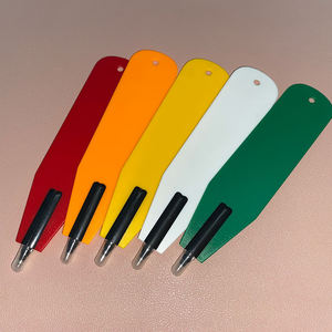 Renkli mermi şekli düz imi tükenmez kalem ile 0.5mm yazma genişliği özel Logo baskı ve kalemlik - Product Image 3