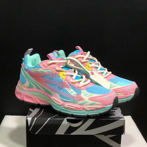 Стильная Женская одежда, белые, правые, задние кроссовки, украшенные стрелками и логотипом, на шнуровке 0ff, Лоскутные Повседневные кроссовки - Product Image 3