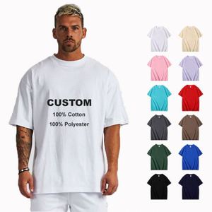 High Quality 100% Cotton Silk Screen Printed Short Sleeve Regular Fit Unisex Eco-Friendly Casual Blank T-Shirt for Men - Product Image 1