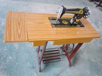 Nouvelle machine à coudre industrielle haute vitesse série JA à une aiguille, avec table à 2 tiroirs et support en tube d'acier, idéale pour les usines de fabrication - Vente chaude