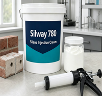 Crème d'injection de silane Silway 780 pour le traitement de l'humidité ascendante dans la maçonnerie et la protection hydrofuge du béton