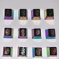 Factory Custom Logo Alloy Metal Keycap Plating Keyboards Accessory Keycaps