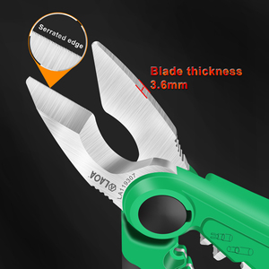 LAOA 7Inch Thợ Điện Kéo 1.5-4 Mét Dây Tước Cắt Dây Cutter Terminal Crimping Công Cụ - Product Image 3