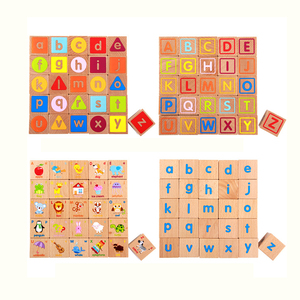 Wooden ABC <strong>Blocks</strong> 26PCS <strong>Stacking</strong> Alphabet Wood <strong>Blocks</strong> Baby Alphabet Letters <strong>Counting</strong> Building <strong>Block</strong> Set for Toddlers 1.<strong>5</strong> Inch - Product Image 6