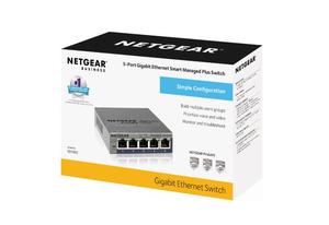 Dễ dàng chuyển đổi thông minh gs105ev2 5-Port Gigabit <span class=keywords><strong>Ethernet</strong></span> dễ dàng chuyển đổi thông minh - Product Image 6