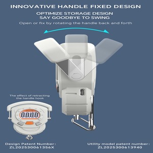 SNEDA Fischwaage 132lb/60kg USB-Aufladung Digitale Angelwaage mit Hintergrundbeleuchteter LCD-Anzeige Tragbarer Griff Edelstahl-Haken - Product Image 6