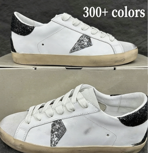 Zapatillas Unisex Estilo Retro con Estampado <span class=keywords><strong>de</strong></span> Estrellas Blancas, Antideslizantes y Cómodas, con Acabado Desgastado Dorado, Estilo Informal, <span class=keywords><strong>de</strong></span> Diseñador - Product Image 1