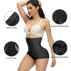 YIYUN-Entrenador de cintura alta sin costuras, ropa moldeadora de glúteos, pantalones cortos con gancho, faja, Tanga, moldeador Boby - Product Image 5