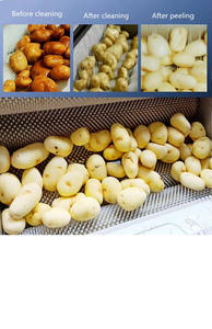 Tam Otomatik Soyma Makinesi, Haşlanmış Patatesler İçin Meyve ve Sebze Patates Soyma Makinesi - Product Image 6