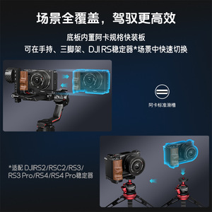 Poyinco กล้องฐานอะลูมิเนียมอัลลอยด์แบบพกพาสำหรับ Sony ZVE10M2 - Product Image 3