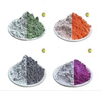 Venta al por mayor de pigmento fotocrómico UV, polvo sensible a la luz solar que cambia de color, para slime, plástico