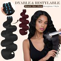Extensions de cheveux humains 16A Body Wave, 100% cheveux humains bruts, sans nœuds ni perte, triple durée de vie, cheveux vierges