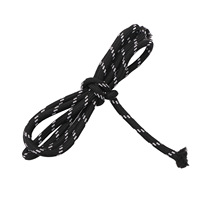 Cordon de 5 mm 100 % polyester filé à la main, résistant à l'abrasion, pour emballage, tricot DIY, matériel créatif pour porte-clés et pendentifs