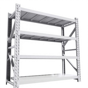 4 Tier Heavy Duty Foldable Boltless Metal Storage Rack Adjustable Industrial Warehouse Storage Shelves Commercial Steel <strong>Shelving</strong> - Product Image 3