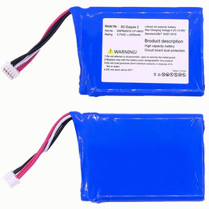 Sư tử Pin cho Harman Kardon Esquire 2 Bluetooth Loa HK03 gsp805070 CP-HK03 batera Para 3.7V 3200mAh 11.84wh Lithium batre - Product Image 1