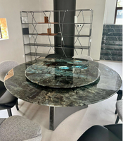Nouvelle Arrivée : Plans de travail en Quartzite Naturel, Carreaux de sol modernes de luxe pour villas, Dalles de granit Labradorite bleue