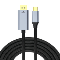 Nouveau câble USB Type C tressé de 2 m vers DisplayPort 1.4, 8K 16K 60Hz 4K 144Hz, câble Type C vers DP