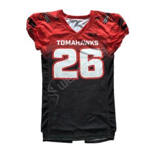 ทีมคุณภาพทนทานที่ดีที่สุดสวมใส่ด้วยชื่อที่กําหนดเองชุดอเมริกันฟุตบอลราคาต่ําชุดอเมริกันฟุตบอลสไตล์ใหม่ - Product Image 1