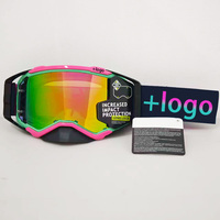 Lunettes de ski et de cyclisme pour hommes et femmes, protection HD UV400, coupe-vent, respirantes, légères, monture PC, verres acryliques, ODM