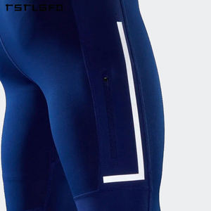 Pantaloni da Fitness ad asciugatura rapida da <span class=keywords><strong>uomo</strong></span> Leggings da ginnastica a compressione <span class=keywords><strong>con</strong></span> tasche <span class=keywords><strong>con</strong></span> <span class=keywords><strong>cerniera</strong></span> pantaloni da <span class=keywords><strong>uomo</strong></span> - Product Image 5