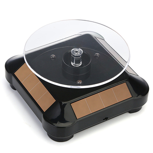 M8082 xoay hiển thị năng lượng mặt trời LED <span class=keywords><strong>Showcase</strong></span> nhà máy bán buôn năng lượng mặt trời <span class=keywords><strong>Powered</strong></span> xoay đồ trang sức hiển thị bàn xoay - Product Image 5