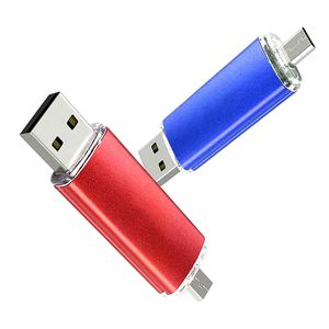 แฟลชไดรฟ์ OTG แบบขายส่ง 2 in 1 ไมโครยูเอสบี USB2.0 แบบพกพา รับทำโลโก้ เมมโมรี่สติ๊ก - Product Image 1