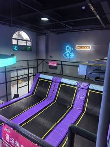 Parque <span class=keywords><strong>de</strong></span> Diversiones Interior Personalizado <span class=keywords><strong>de</strong></span> Estilo Moderno, con Toboganes y Trampolines, Fácil <span class=keywords><strong>de</strong></span> Operar - Product Image 4