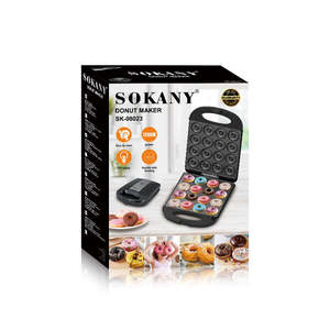 <span class=keywords><strong>Gaufrier</strong></span> électrique belge multifonctionnel à double face et 16 trous, 1200W, en fer, pour usage domestique et hôtelier, classe énergétique - Product Image 2