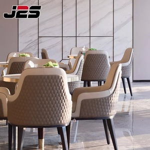 Ghế giải trí sang trọng hiện đại cao lưng nhung bọc với khung kim loại cho nhà hàng khách sạn trung tâm mua sắm trường học khu vực ăn uống - Product Image 2