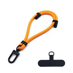 10mm Nylon Universal Mobile Phone Short Hand Wrist Strap String Rope Lanyard For Phone Case Camera Keychain