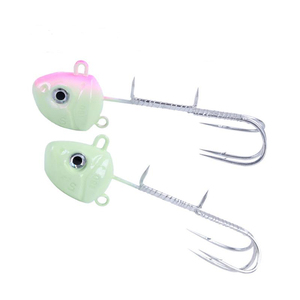 Tête de jig lumineuse <span class=keywords><strong>Tenya</strong></span> avec hameçon multi-pointes aiguisé pour la pêche au jigging en mer (poisson-huileux, poisson-couteau) - Product Image 5