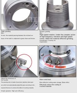 Máy nghiền keo thép không gỉ loại JM120 dùng để chế biến các loại hạt, bùn xương, nguyên liệu trái cây, máy nghiền nguyên liệu thô cho đậu phộng và mè - Product Image 5