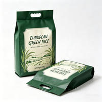 Sacs en plastique personnalisés de qualité alimentaire pour riz 5 kg 10 kg, sacs à fermeture éclair vides pour riz, sacs en Mylar PP pour 1 kg de riz, sacs en nylon pour l'emballage