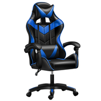 Belle chaise d'ordinateur de jeu à domicile en cuir PU rose avec fonction de massage Bon prix Meubles Cybercafé pour la maison ou le bureau