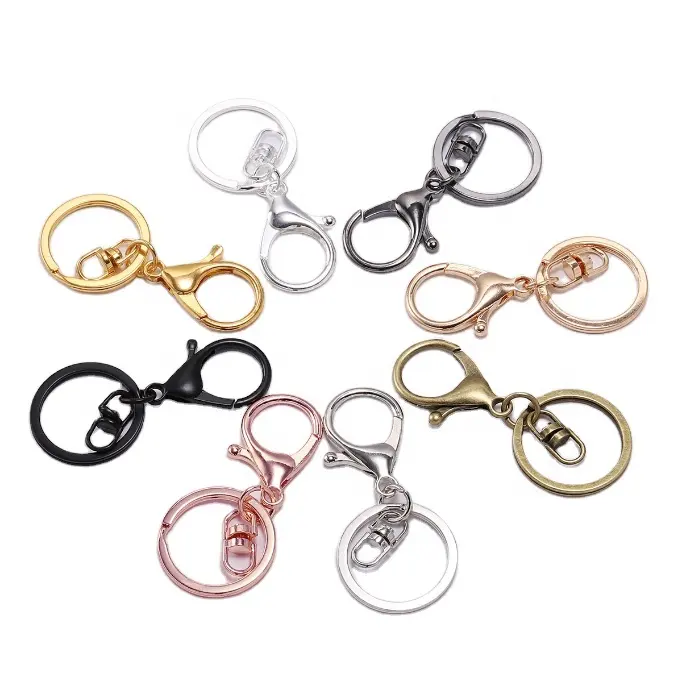 Chất lượng cao và giá cả phải chăng tôm hùm Clasp Kit Keychain đa chức năng Đồ chơi móc kim loại tự làm đồ trang sức