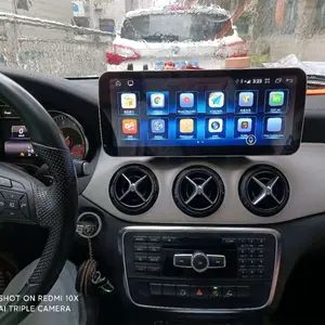 4 + 64G Carplay Android радио для Mercedes Benz CLA GLA A Class W176 2013-2019 Автомобильный GPS-навигатор мультимедийный плеер головное устройство