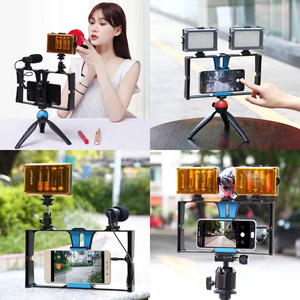 Bộ dụng cụ quay vlog PULUZ bán buôn, thu âm video cầm tay cho điện thoại di động, bộ micro camera vlog, giá đỡ ba chân cho điện thoại - Product Image 5