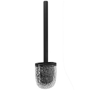 Soporte para escobilla de baño montado en la pared Chef Jun, diseño ovalado moderno, sin perforaciones, fácil de limpiar, accesorio para baño - Product Image 4