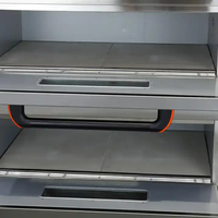 Four à gaz industriel pour pizzeria, boulangerie, acier inoxydable robuste