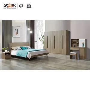 Foshan furniture wooden simple furniture bedroom furniture set