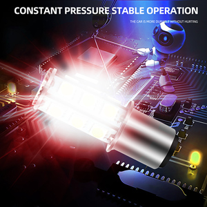 Ampoules Led 18SMD pour <span class=keywords><strong>feux</strong></span> <span class=keywords><strong>de</strong></span> circulation 6500K BA15S 1157 5050, clignotants DRL pour motos, <span class=keywords><strong>feux</strong></span> <span class=keywords><strong>de</strong></span> stop arrière <span class=keywords><strong>de</strong></span> stationnement - Product Image 6