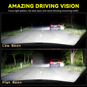 หลอดไฟหน้า LED H4 V26 110W 13000LM 6000K กันน้ำอุปกรณ์อเนกประสงค์สำหรับรถยนต์และรถจักรยานยนต์ - Product Image 5