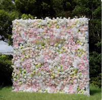 Mur de fleurs artificielles pour banquet d'anniversaire, adapté aux garçons et aux filles, choix polyvalent et sûr