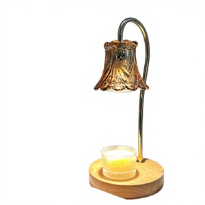 Calentador de Velas Eléctrico de Lujo para Mesita de Noche con Aroma a Madera y Velas Perfumadas Rosas - Venta al por Mayor - Product Image 3