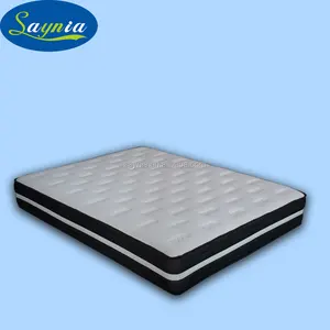Luxury Dunlop latex 5 zone pocket spring bedroom mattress