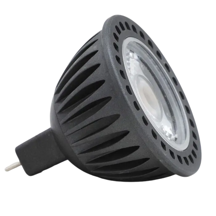 Boîtier en aluminium et couvercle PMMA projecteur LED échantillon gratuit MR16 GX5.3 12V 6W DC 12V 80 Led ampoule vocale intelligente rvb C9 à facettes