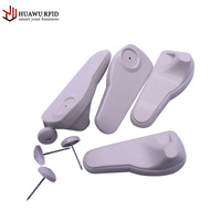 HUAWU Magnet Alarm Clothes Shoes Anti Theft Security UHF RFID Hard TAG for Retail Shop