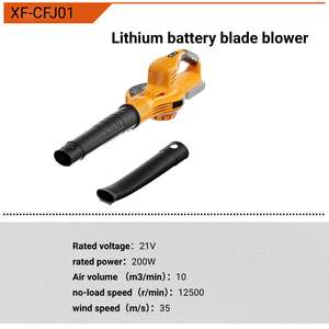Soplador de Hojas Inalámbrico Industrial de Alta Potencia, Personalizable, Recargable, de Plástico, para Uso en Interiores y Exteriores, con Batería de Litio-Ion XF - Product Image 3